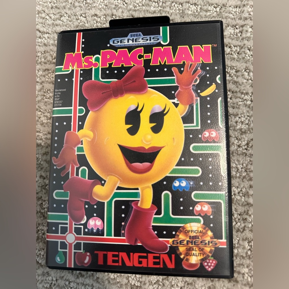 Sega genesis ms Pac-Man video game